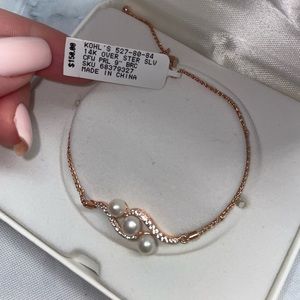 Pearl Sterling Silver Bracelet